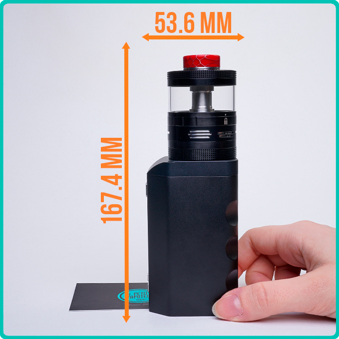 Dimensions du Kit Titan PWM V2 Steam Crave